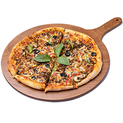 پیتزا کنیباله(گوشت و قارچ)